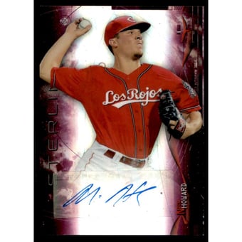 2014 Bowman Sterling Prospect Autographs Magenta Refractors #BSPANH Nick Howard