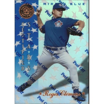 1997 Pinnacle Certified Mirror Blue #138 Roger Clemens CERT