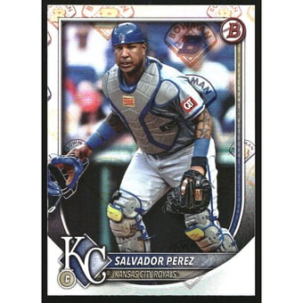 2025 Bowman Retro Logo Pattern #34 Salvador Perez