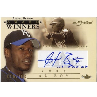 2004 Fleer InScribed Award Winners Autographs #AB Angel Berroa/103