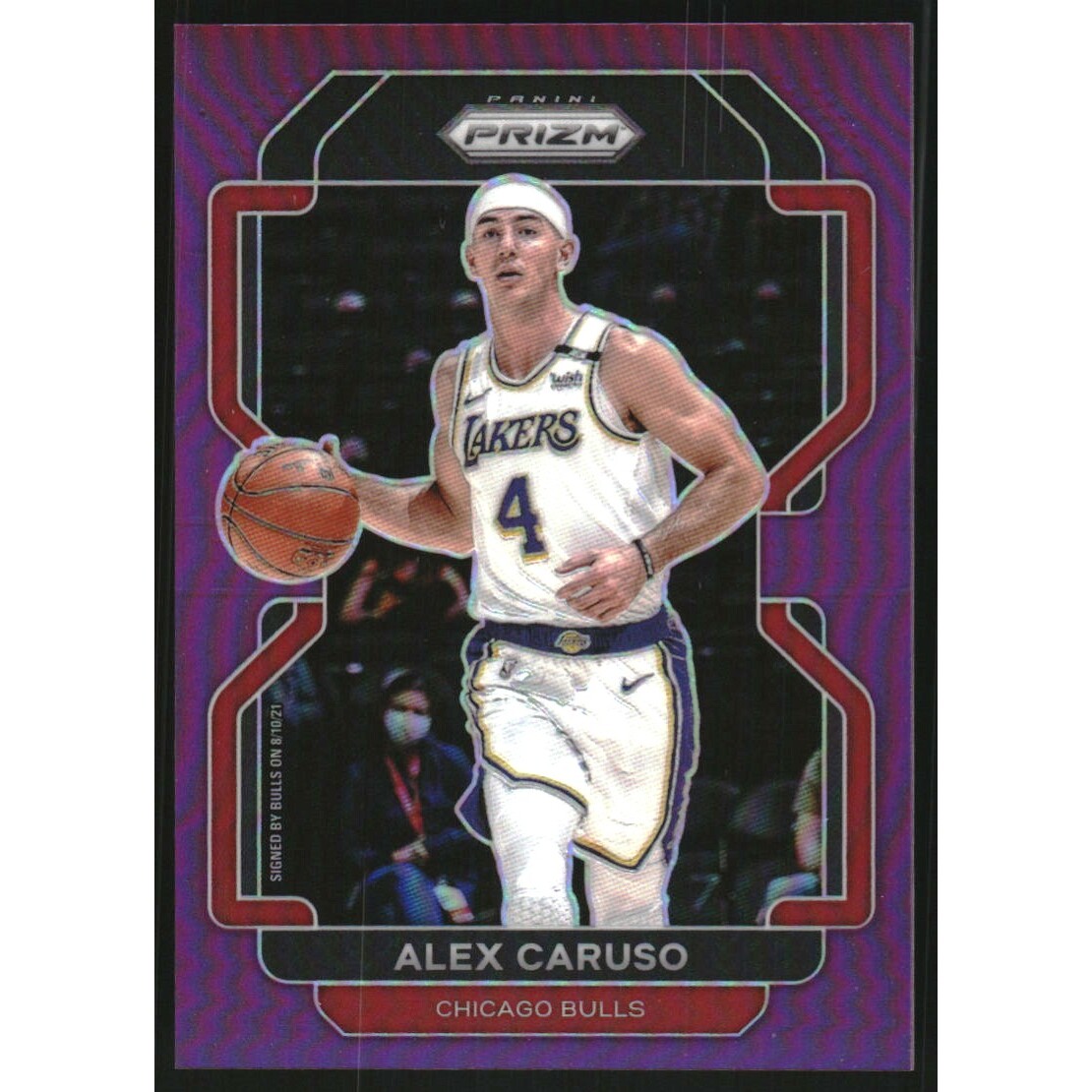 2021-22 Panini Prizm Prizms Purple #83 Alex Caruso 2021-22 Panini Prizm Prizms Purple #83 Alex Caruso