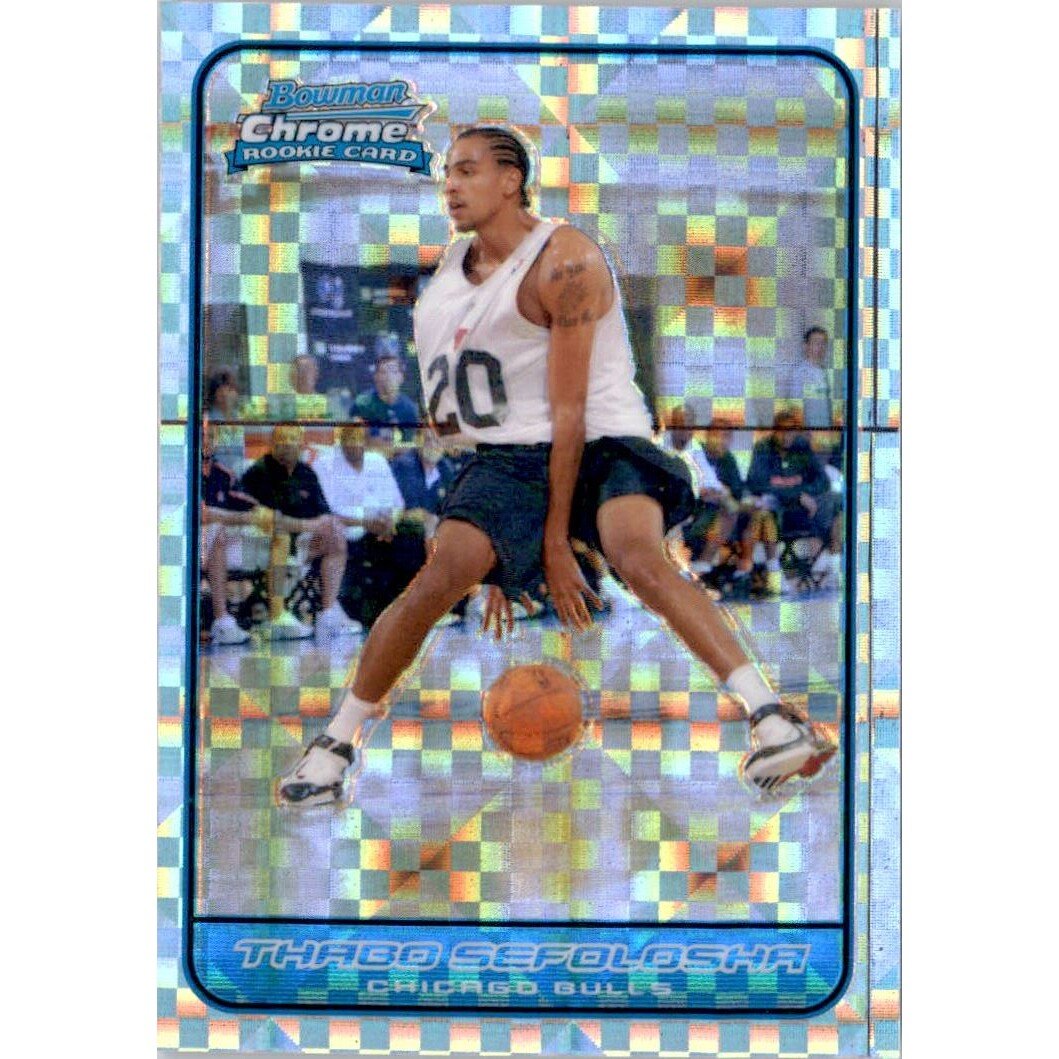 2006-07 Bowman Chrome X-Fractors #151 Thabo Sefolosha. rookie card picture