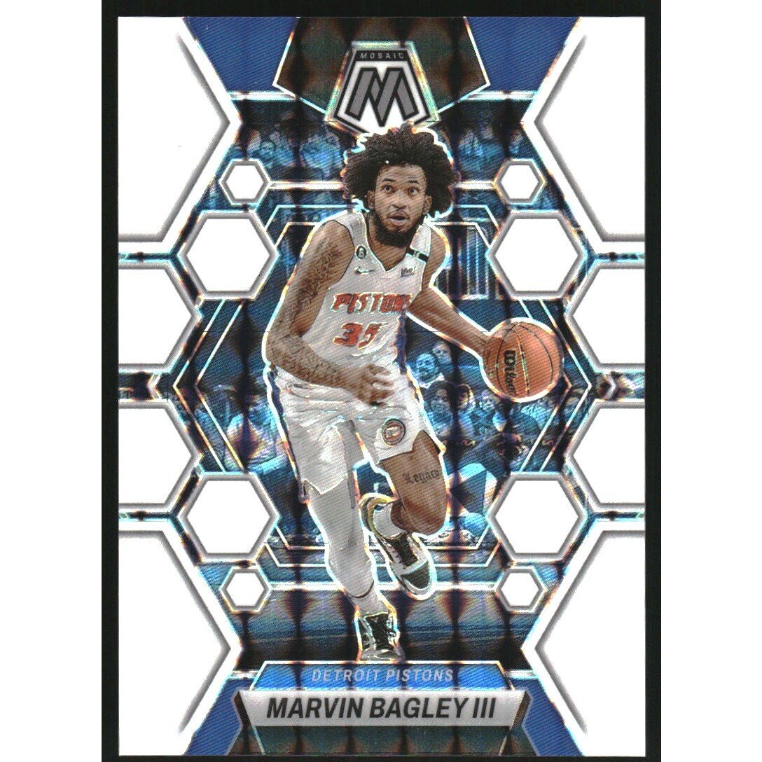 2022-23 Panini Mosaic Mosaic White #56 Marvin Bagley III. rookie card picture