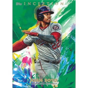2020 Topps Inception Green #4 Juan Soto