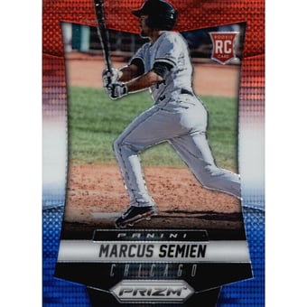 2014 Panini Prizm Prizms Red White and Blue Pulsar #194 Marcus Semien