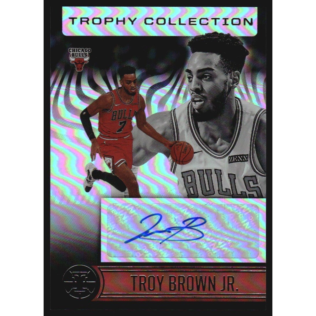 2020-21 Panini Illusions Trophy Collection Signatures #51 Troy Brown Jr.. rookie card picture
