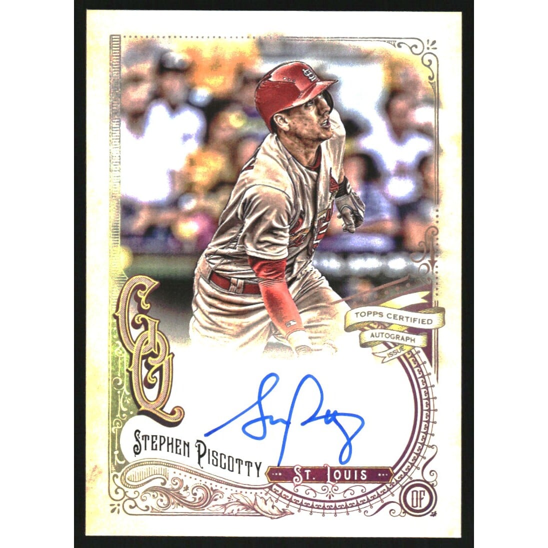 2017 Topps Gypsy Queen Autographs #GQASP Stephen Piscotty. rookie card picture