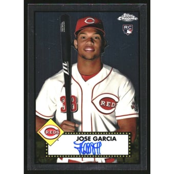 2021 Topps Chrome Platinum Anniversary Autographs #PAJGC Jose Garcia