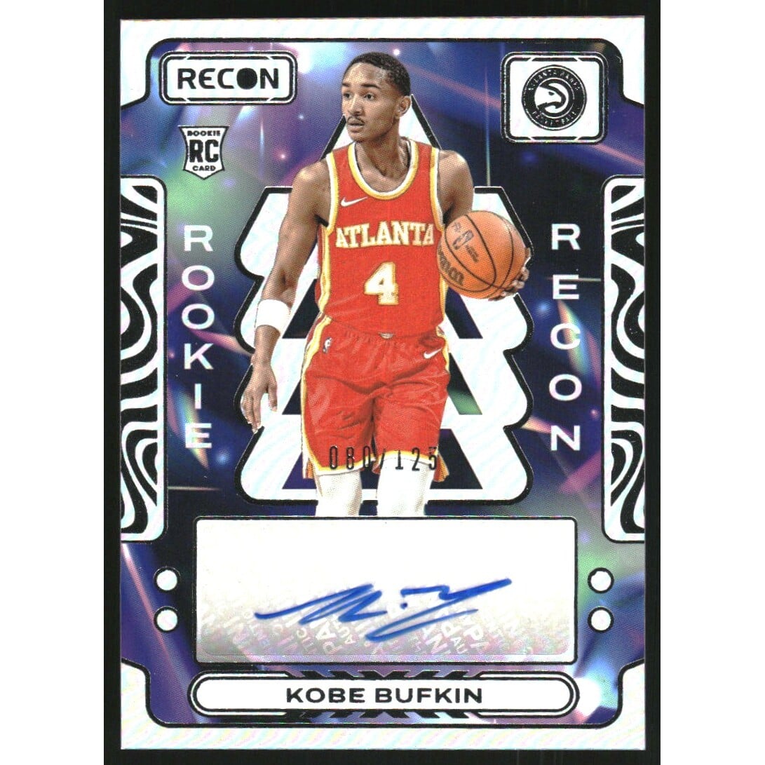 2023-24 Panini Recon Rookie Recon Signatures #33 Kobe Bufkin/125. rookie card picture