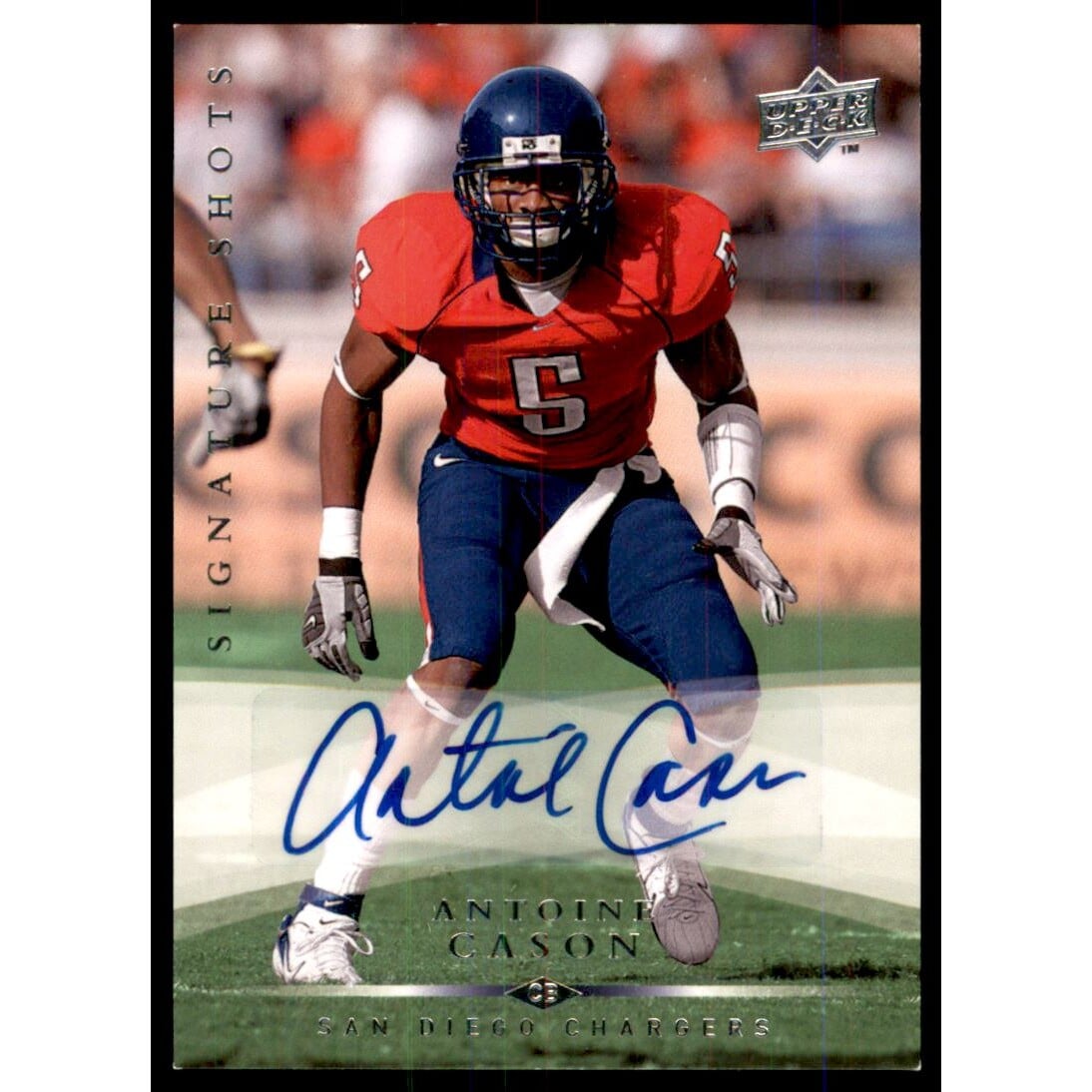 2008 Upper Deck Signature Shots #SS4 Antoine Cason