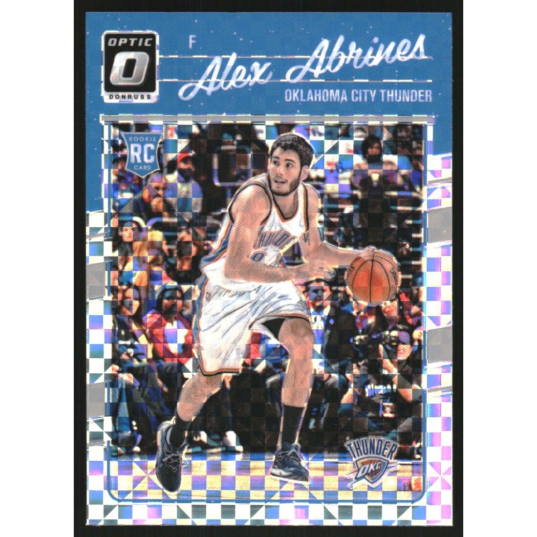 2016-17 Donruss Optic Checkerboard #196 Alex Abrines. rookie card picture