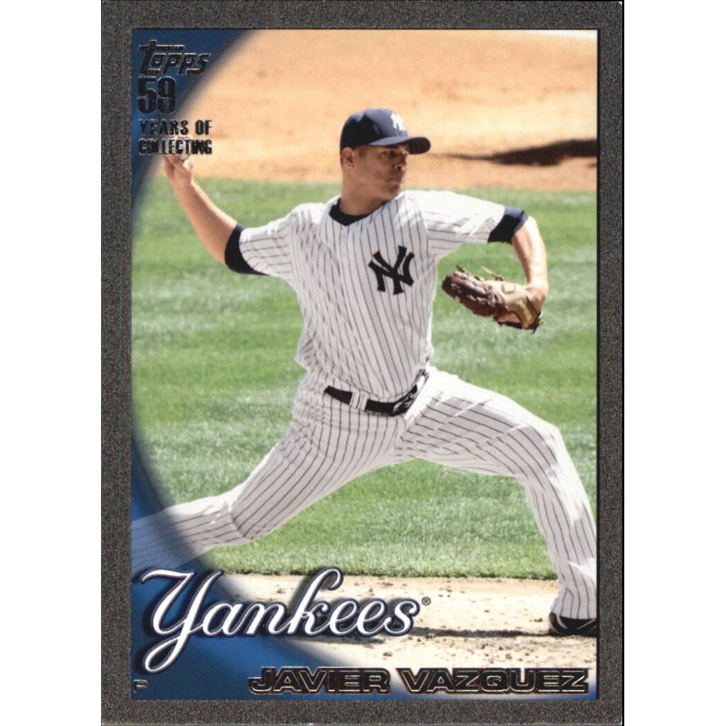 2010 Topps Update Black #US133 Javier Vazquez. rookie card picture