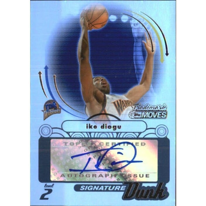 2006-07 Topps Trademark Moves Dunk Autographs Rainbow #SDU7 Ike Diogu/35. rookie card picture