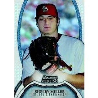 2011 Bowman Sterling Prospects Refractors #2 Shelby Miller
