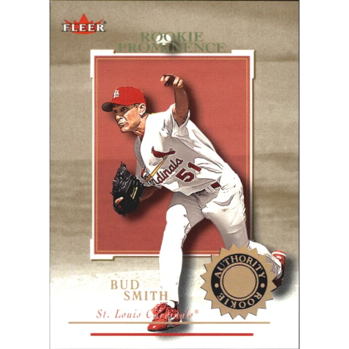 2001 Fleer Authority Prominence 125/75 #122 Bud Smith. rookie card picture