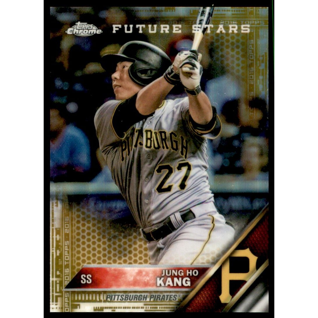 2016 Topps Chrome Gold Refractors #65 Jung Ho Kang. rookie card picture