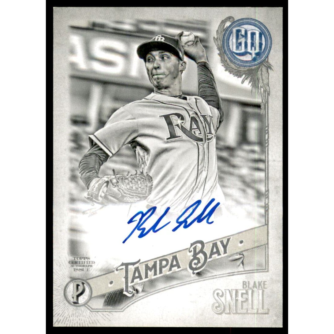2018 Topps Gypsy Queen Autographs Black and White #GQABS Blake Snell. rookie card picture