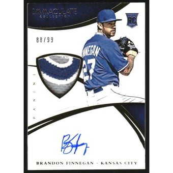 2015 Immaculate Collection #105 Brandon Finnegan JSY AU/49 RC