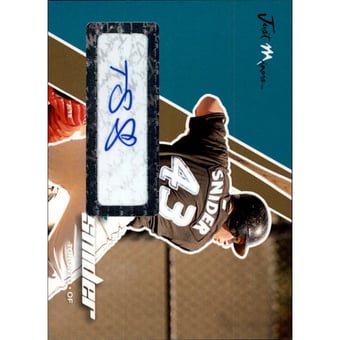 2008 Just Autographs Signatures Gold #68 Travis Snider