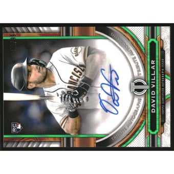 2023 Topps Tribute Autographs Green #TADV David Villar