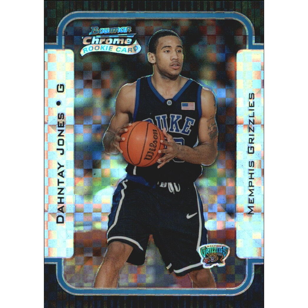 2003-04 Bowman Chrome X-fractors #115 Dahntay Jones. rookie card picture