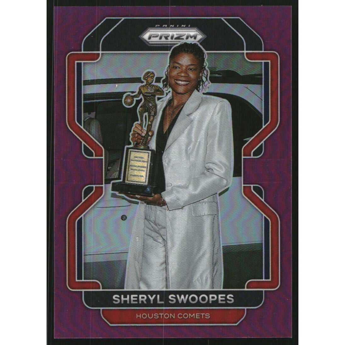 2022 Panini Prizm WNBA Prizms Purple #62 Sheryl Swoopes. rookie card picture