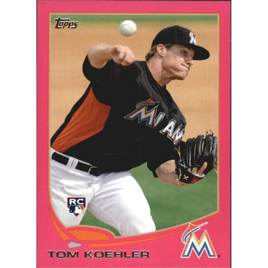 2013 Topps Mini Pink #392 Tom Koehler. rookie card picture