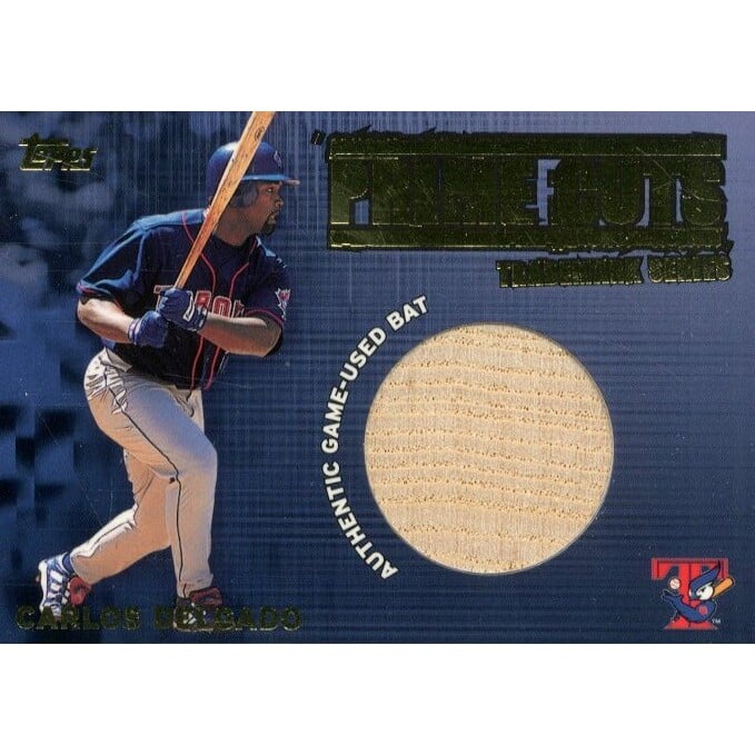 2003 Topps Prime Cuts Trademark Relics #CD Carlos Delgado 2. rookie card picture