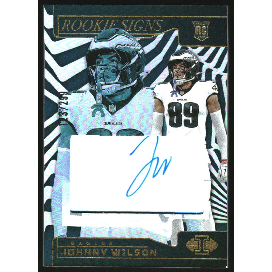 2024 Panini Illusions Rookie Signs #24 Johnny Wilson/299. rookie card picture