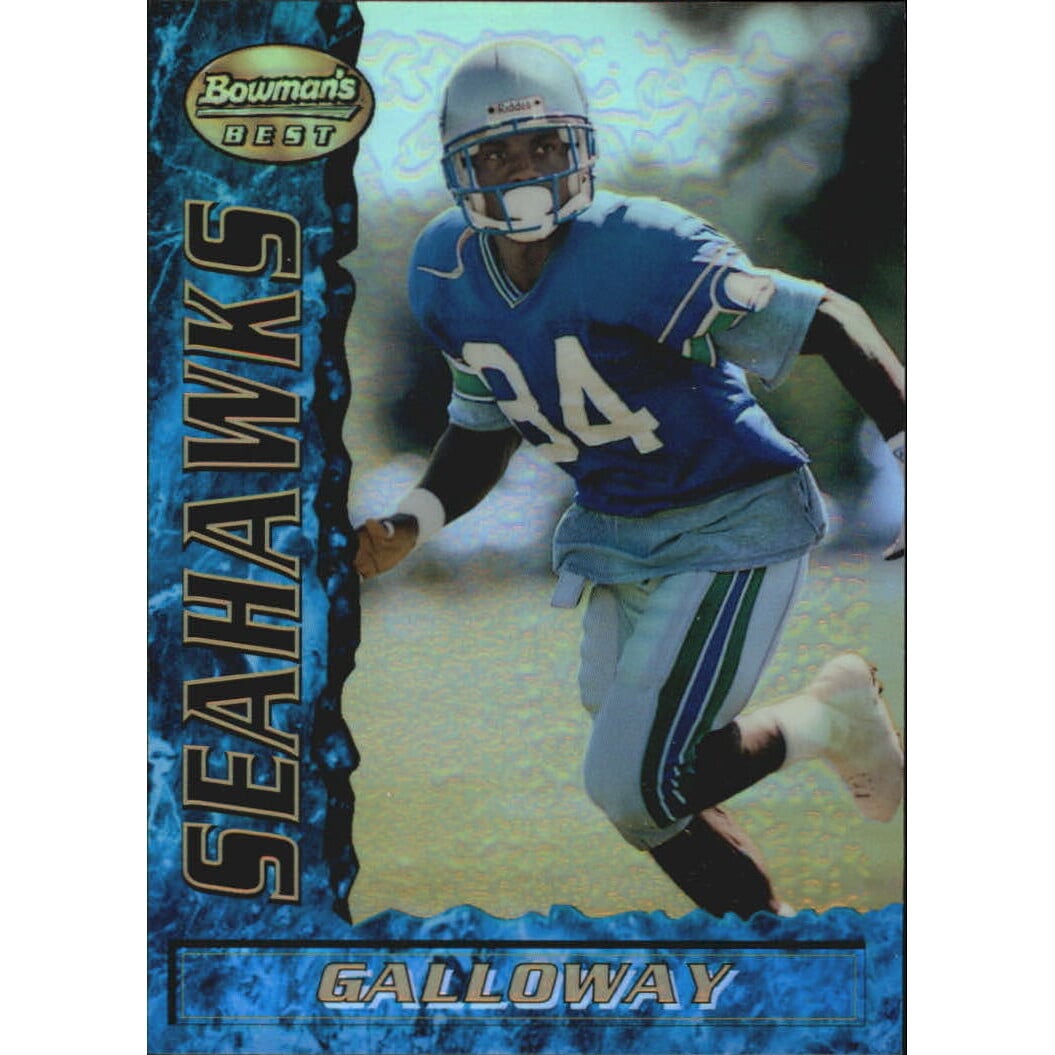 1995 Bowman's Best Refractors #8 Joey Galloway. rookie card picture