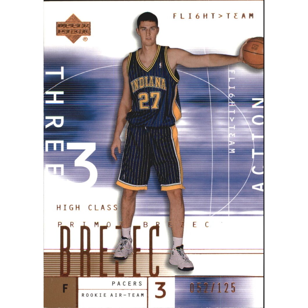 2001-02 Upper Deck Flight Team Copper #95 Primoz Brezec. rookie card picture