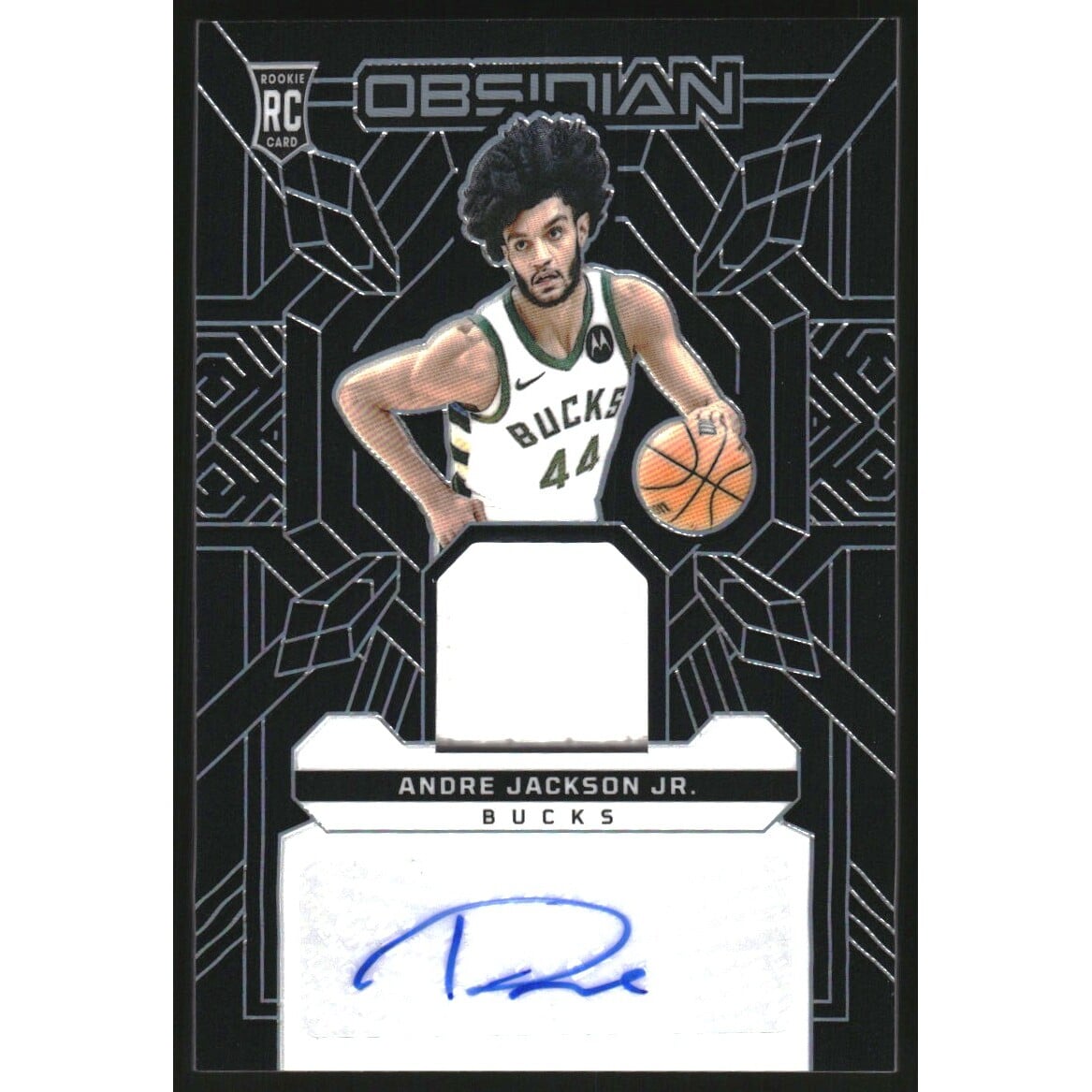 2023-24 Panini Obsidian Rookie Jersey Ink #38 Andre Jackson Jr./99