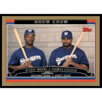 2006 Topps Gold #653 P.Fielder/R.Weeks