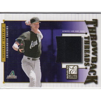 2002 Donruss Elite Throwback Threads #23 Randy Johnson