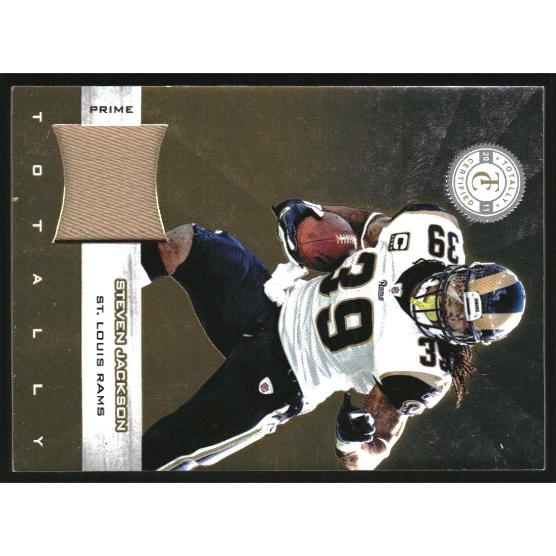 2011 Totally Certified Gold Materials Prime #97 Steven Jackson/49