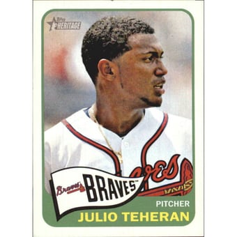 2014 Topps Heritage Mini #275 Julio Teheran