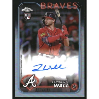 2024 Topps Chrome Rookie Autographs Refractors #RAFW Forrest Wall