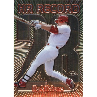 1999 Topps Chrome #220AB Mark McGwire HR 28