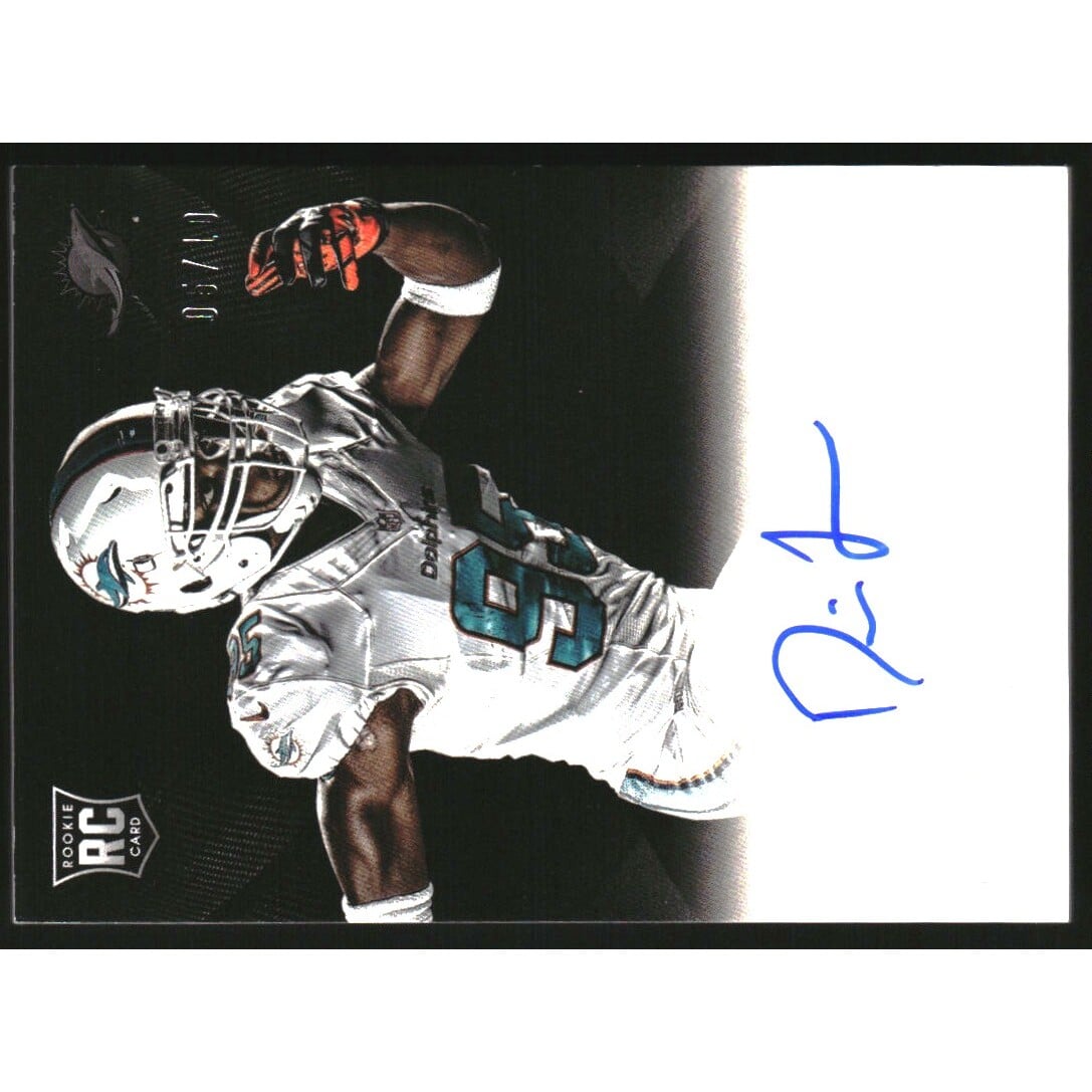 2013 Panini Black Platinum #207 Dion Jordan AU. rookie card picture