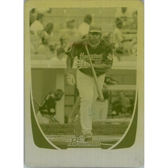 2011 Bowman Printing Plates Yellow #39 Carlos Lee