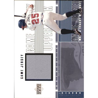2001 Upper Deck Game Jersey #CAJ Andruw Jones