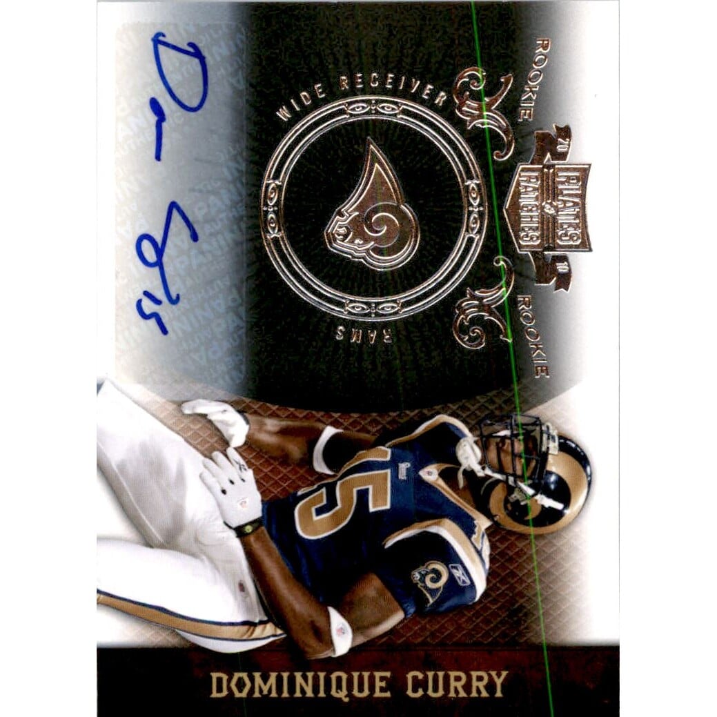 2010 Panini Plates and Patches Signatures Silver #130 Dominique Curry