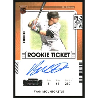 2021 Panini Contenders #105 Ryan Mountcastle AU RC