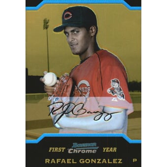 2004 Bowman Chrome Draft Gold Refractors #BDP50 Rafael Gonzalez