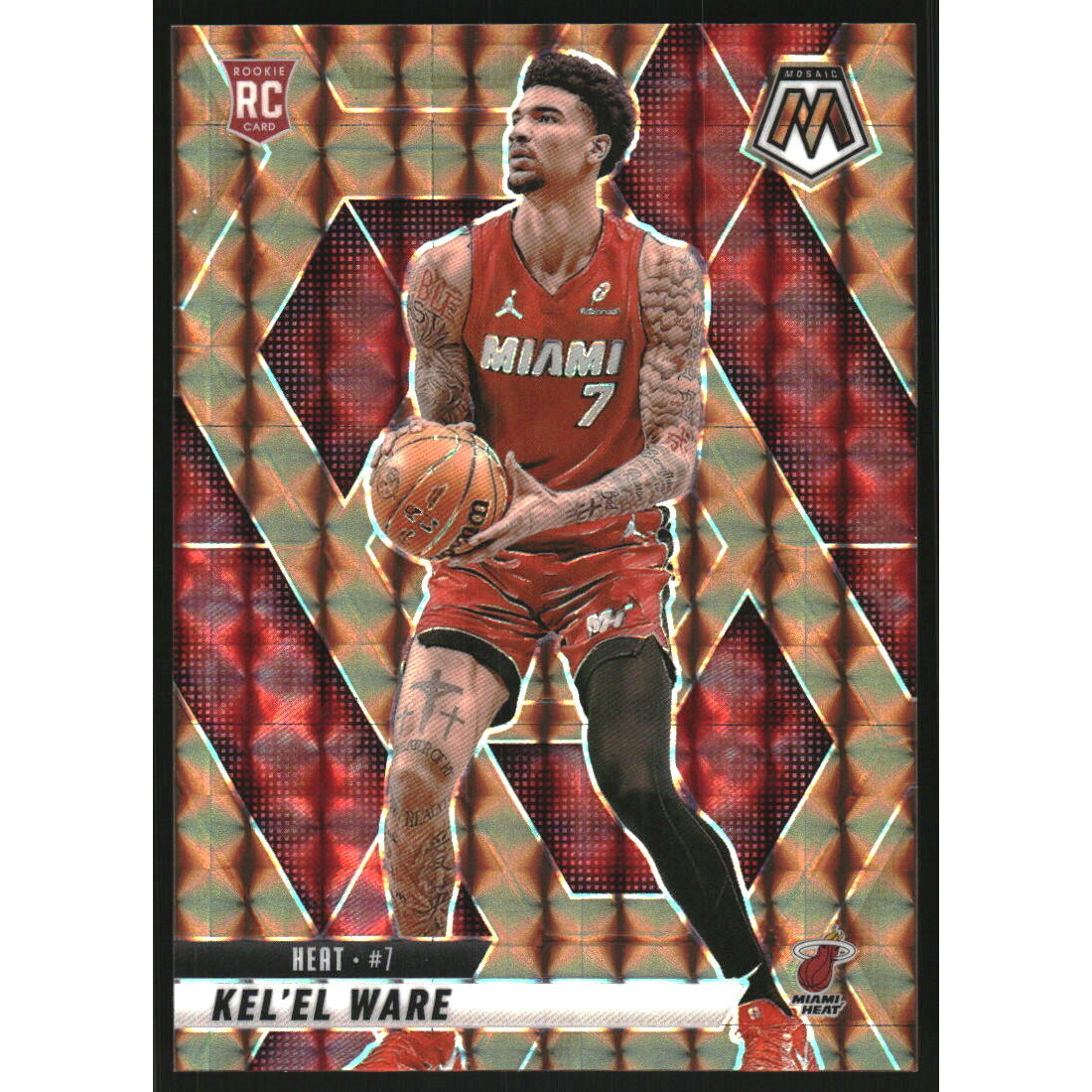 2024-25 Panini Mosaic Mosaic Bronze #232 Kel’el Ware