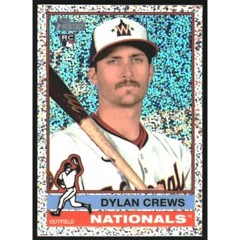 2025 Topps Heritage Chrome Silver Sparkle Refractors #247 Dylan Crews