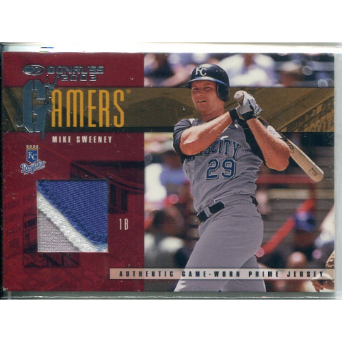2003 Donruss Gamers Prime #43 Mike Sweeney. rookie card picture