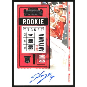 2020 Panini Contenders Variations #111 Shogo Akiyama AU