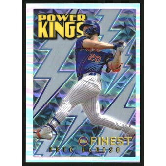 2022 Finest Flashbacks Power Kings Refractors #PK4 Pete Alonso