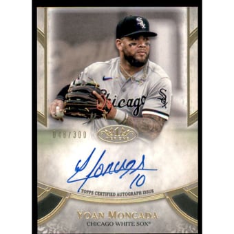2021 Topps Tier One Prime Performers Autographs #PPAYMO Yoan Moncada/300